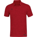 JAKO Sport/Leisure Polo Premium Basics (Polyester-Stretch-Jersey) red mottled Men